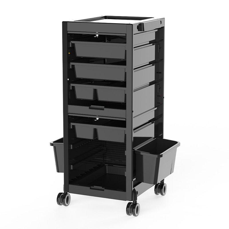 Lotus Locky Trolley with Locking Doors Black