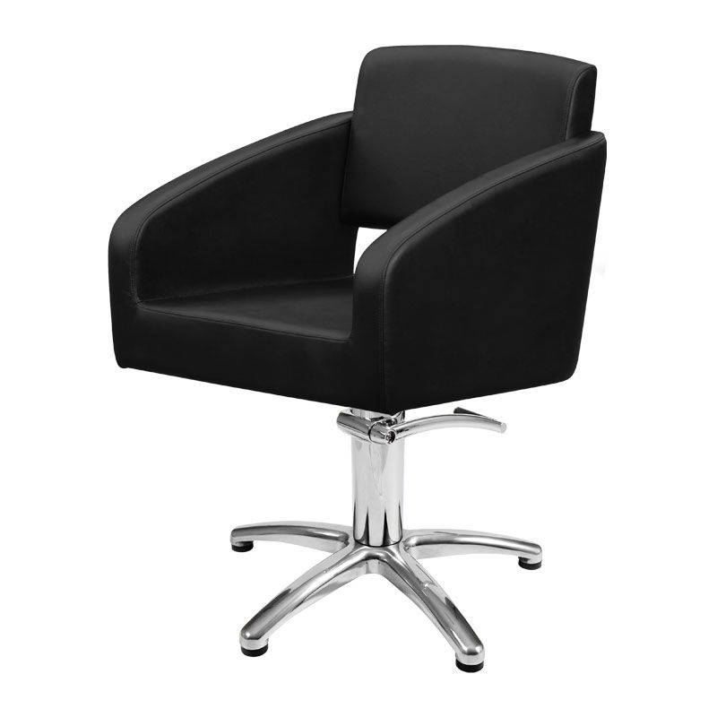 Lotus Padstow Black Styling Chair With 5 Star Base