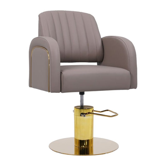 Lotus Darcy Taupe Hydraulic Styling Chair