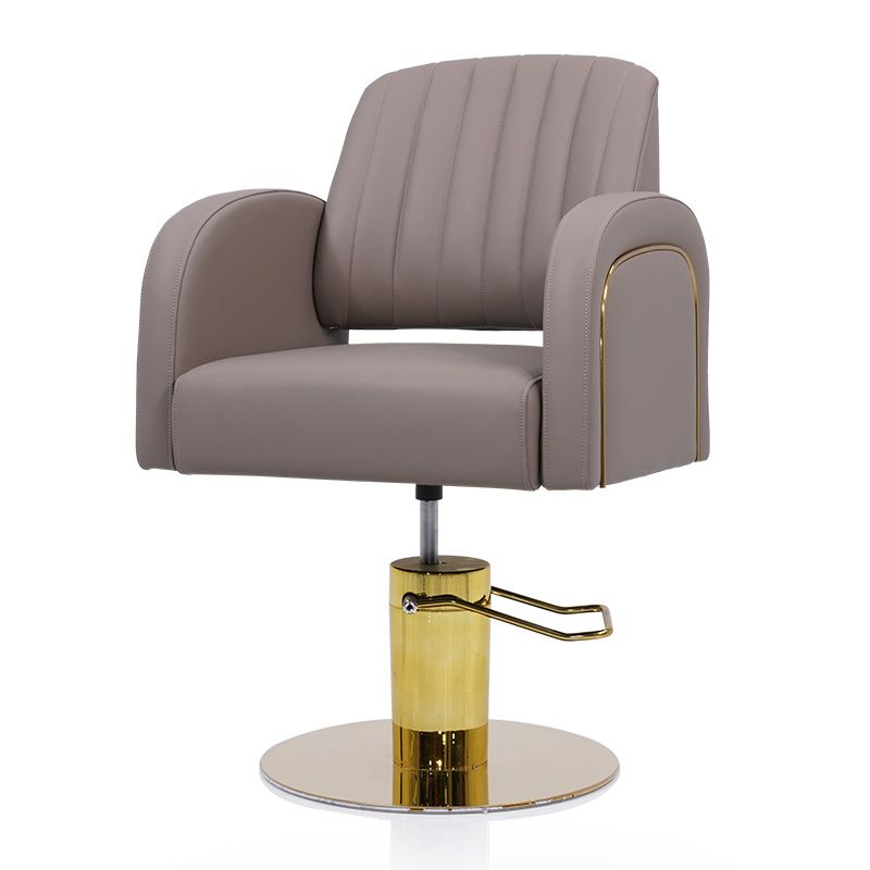 Lotus Darcy Taupe Hydraulic Styling Chair