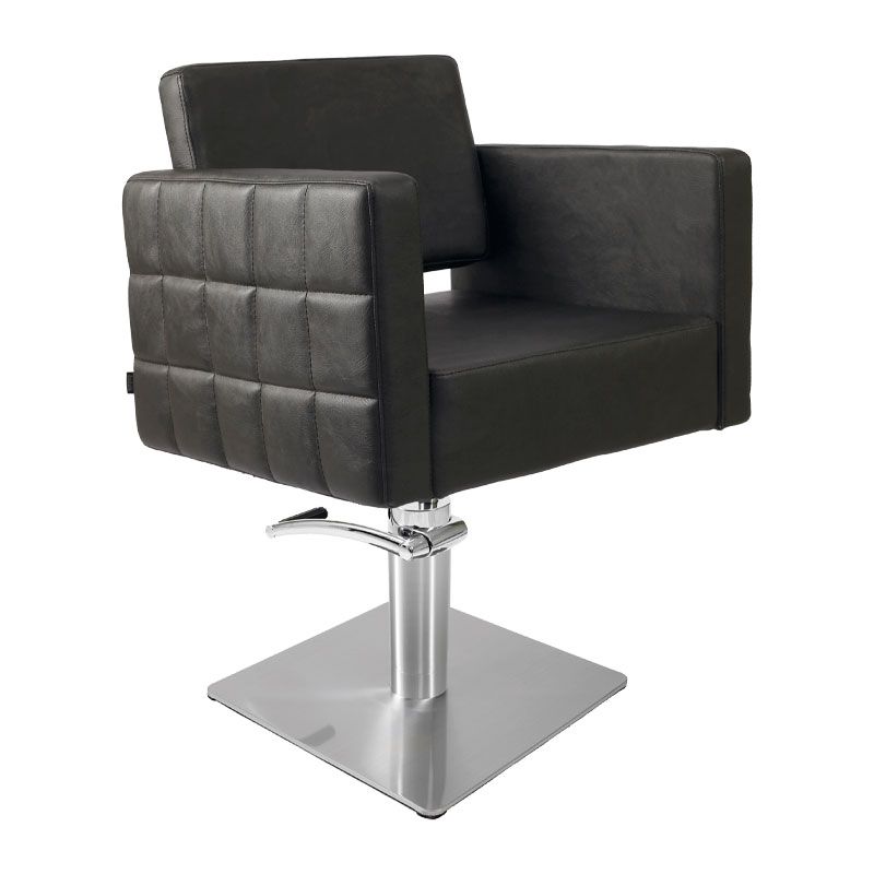 Lotus Washington Styling Chair Black with Round Base