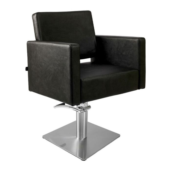 Lotus Phoenix Black Styling Chair with Round Base