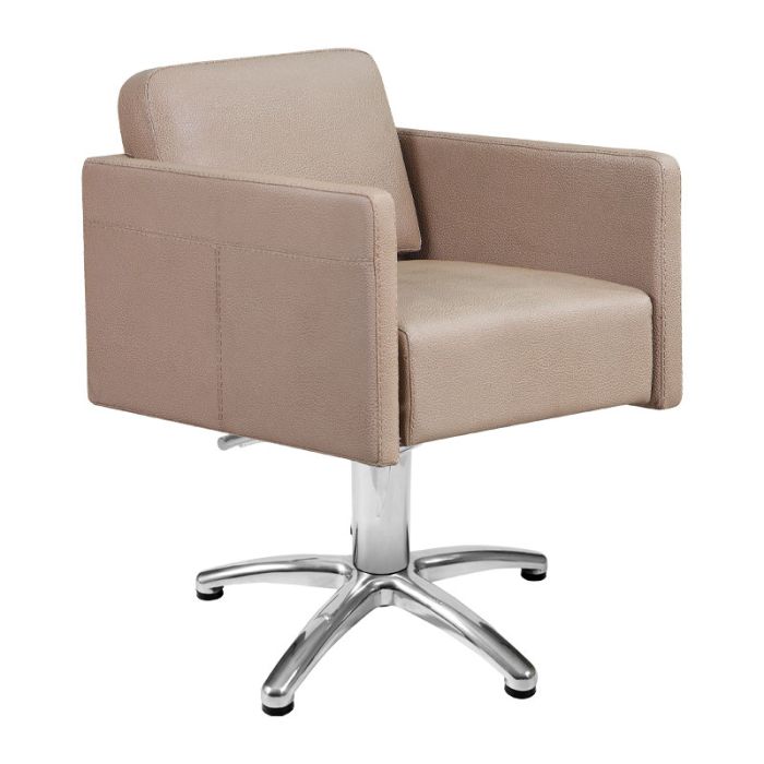 Lotus Murray Caramel Styling Chair With Square Base